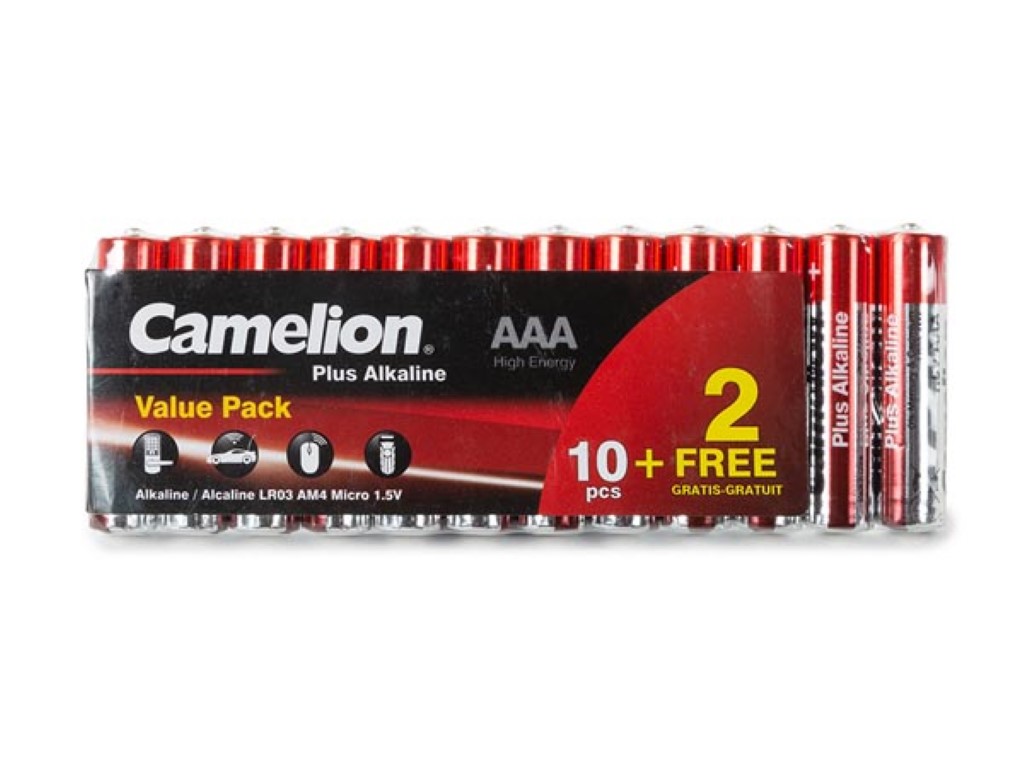 ALKALINE AAA PROMO PACK (10+2 unidades) / LR03 1,5 V - 1200 mAh_0
