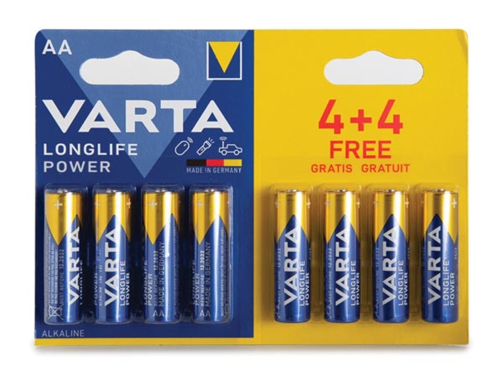 ALKALINE AA / LR6 1.5V PROMO PACK 4 + 4 unidades 4906.121.448 (blister)_0