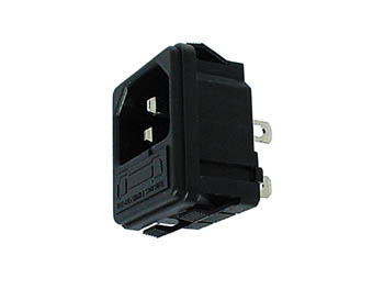 TOMADA ELÉCTRICA MACHO, TIPO CHASSIS COM FUSÍVEL_0