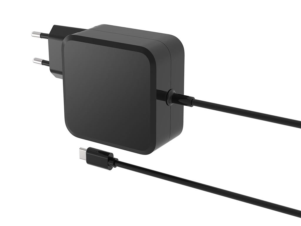 Carregador rápido USB com tecnologia GaN Fast - 1 saída - cabo USB-C - 100W_0