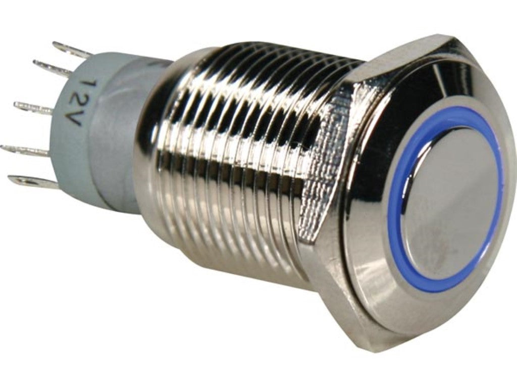 INTERRUPTOR REDONDO DE METAL SPDT 1NO 1NC - ANEL AZUL_0