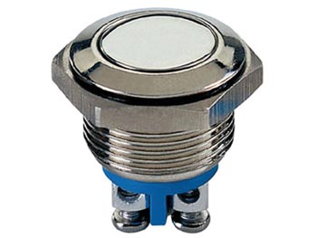 BOTÃO PLANO INOX SPST 1NO_0