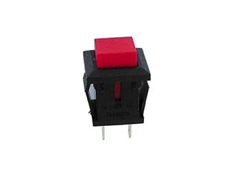 Interruptor de botão de pressão OFF-(ON) preto_0