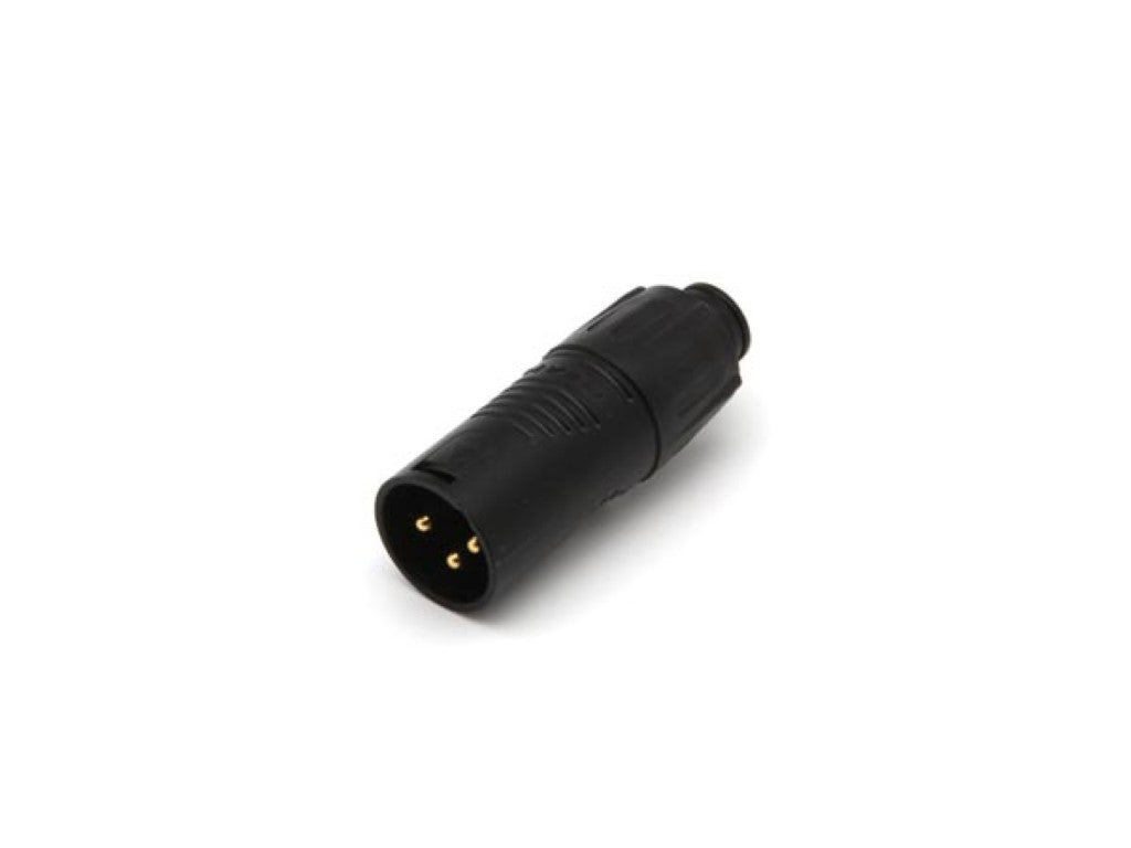 REAN - ADAPTADOR XLR MINÚSCULO MACHO PARA MACHO - PRETO_0