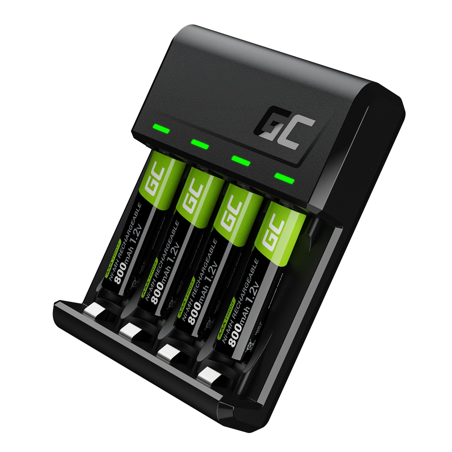 Set Green Cell GC VitalCharger and 4x batteries AAA HR03 800mAh_0