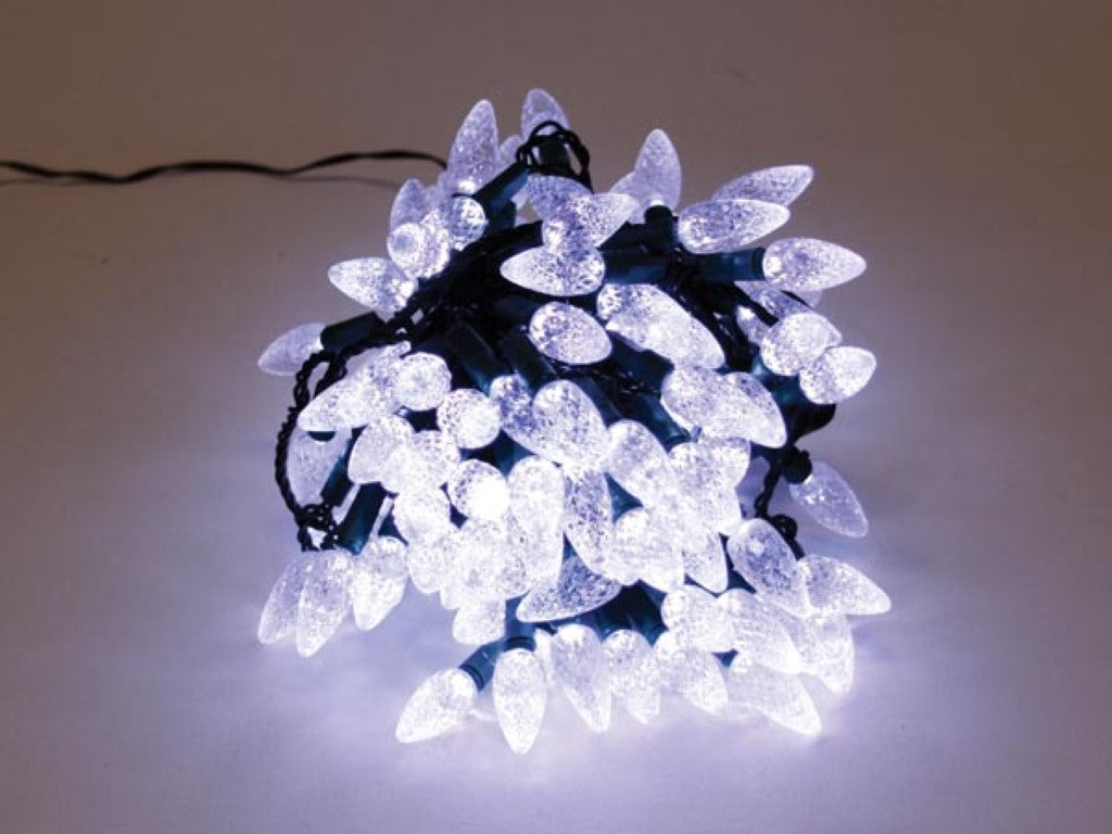 Strawberry Light LED - 12 m - 120 lâmpadas brancas - fio verde - 24 V_0