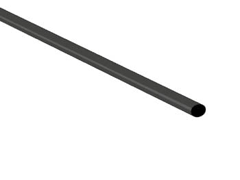 Tubo Retráctil 2,4mm - PRETO - 50 unidades_0
