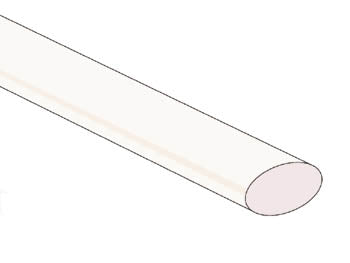 Tubo Retráctil 9,5mm - CLARO - 25 unidades_0