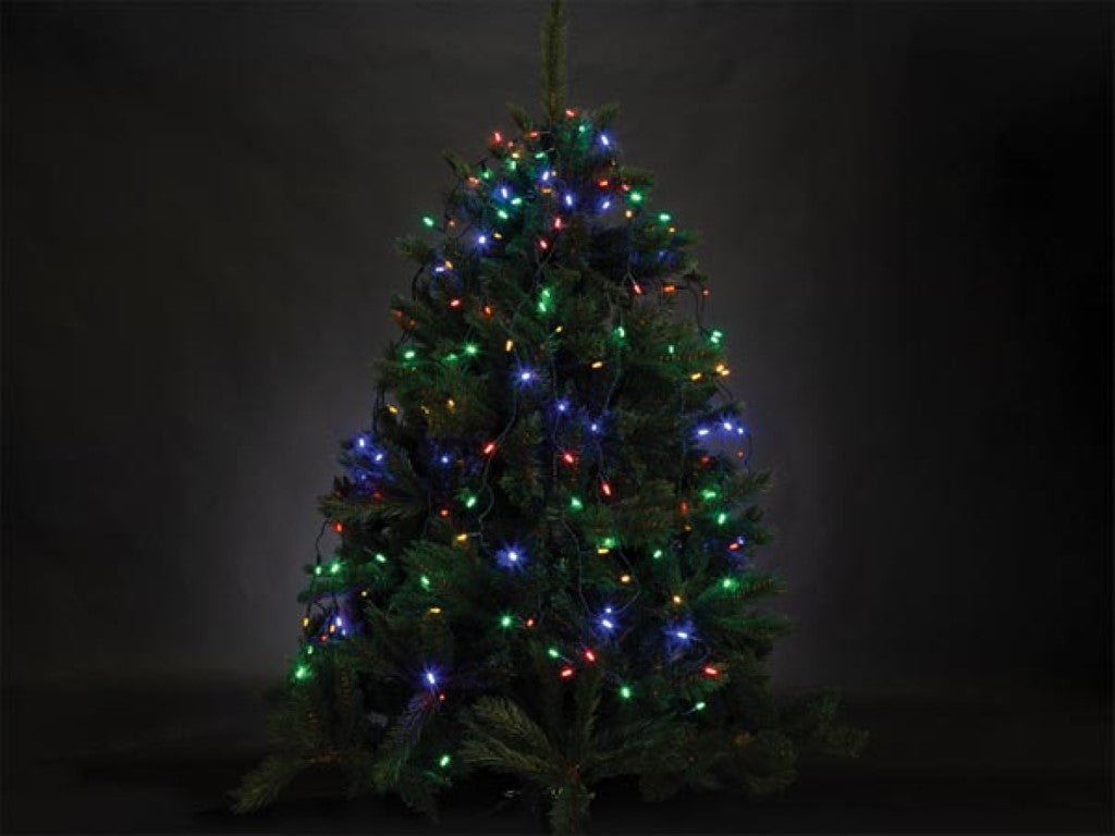 ATRIA LED - para árvore até 1.8 m - 220 lâmpadas multicoloridas - fio verde - 24 V_0
