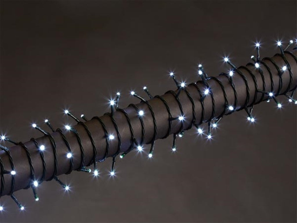 STELLA LED - 40 m - 300 lâmpadas brancas - fio verde - 24 V_0