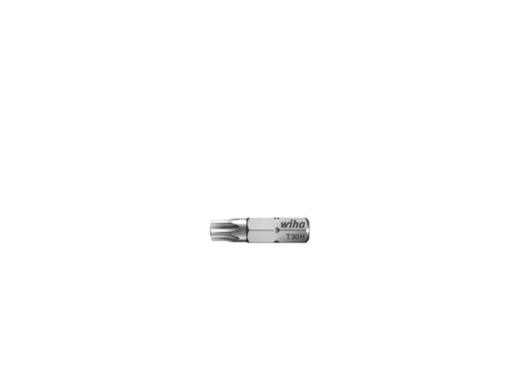 Broca Wiha Standard 25 mm TORX® Inviolável (com furo) 1/4" (01727) T10H_0