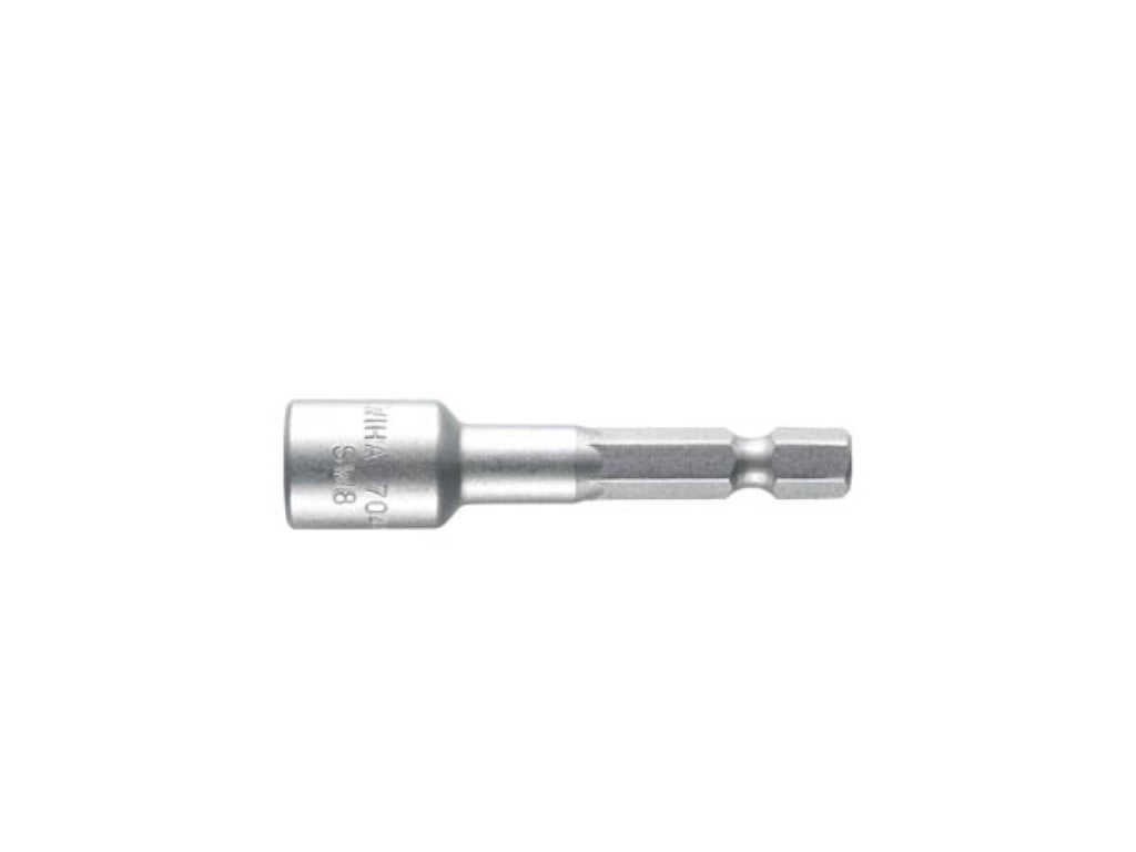 Wiha Introdutor de porcas magnético Cabeça sextavada padrão 55 mm 1/4" (04634) 7,0_0