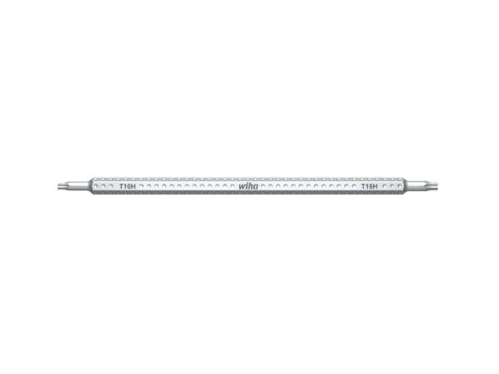 Chave de fenda Wiha com lâmina intercambiável SYSTEM 6 TORX® Inviolável (com furo) (27630) T6H - T8H x 150 mm_0