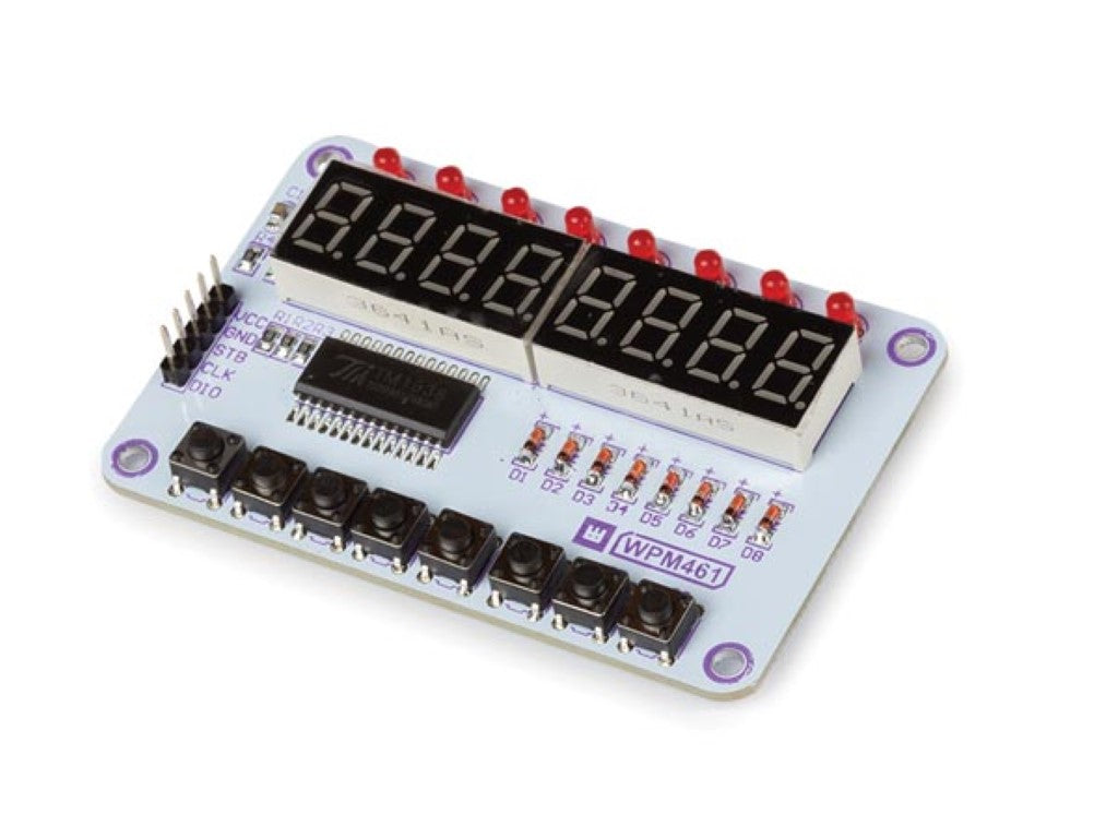 MÓDULO DE BOTÕES E ECRÃ COM CHIP TM1638_0
