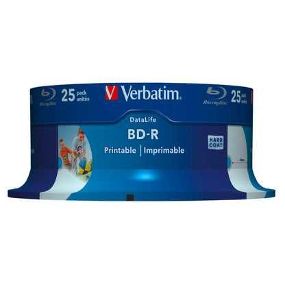 Blu-ray Verbatim BD-R DL 25GB 6x Wide Printable Pack 25