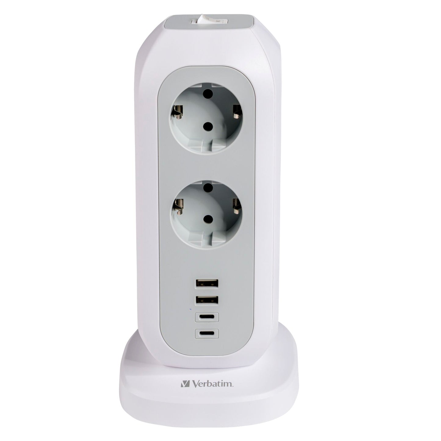 Ponto de Acesso Verbatim EUPT-01 / 11xAC / 2xUSB-A / 2xUSB-C / Preto
