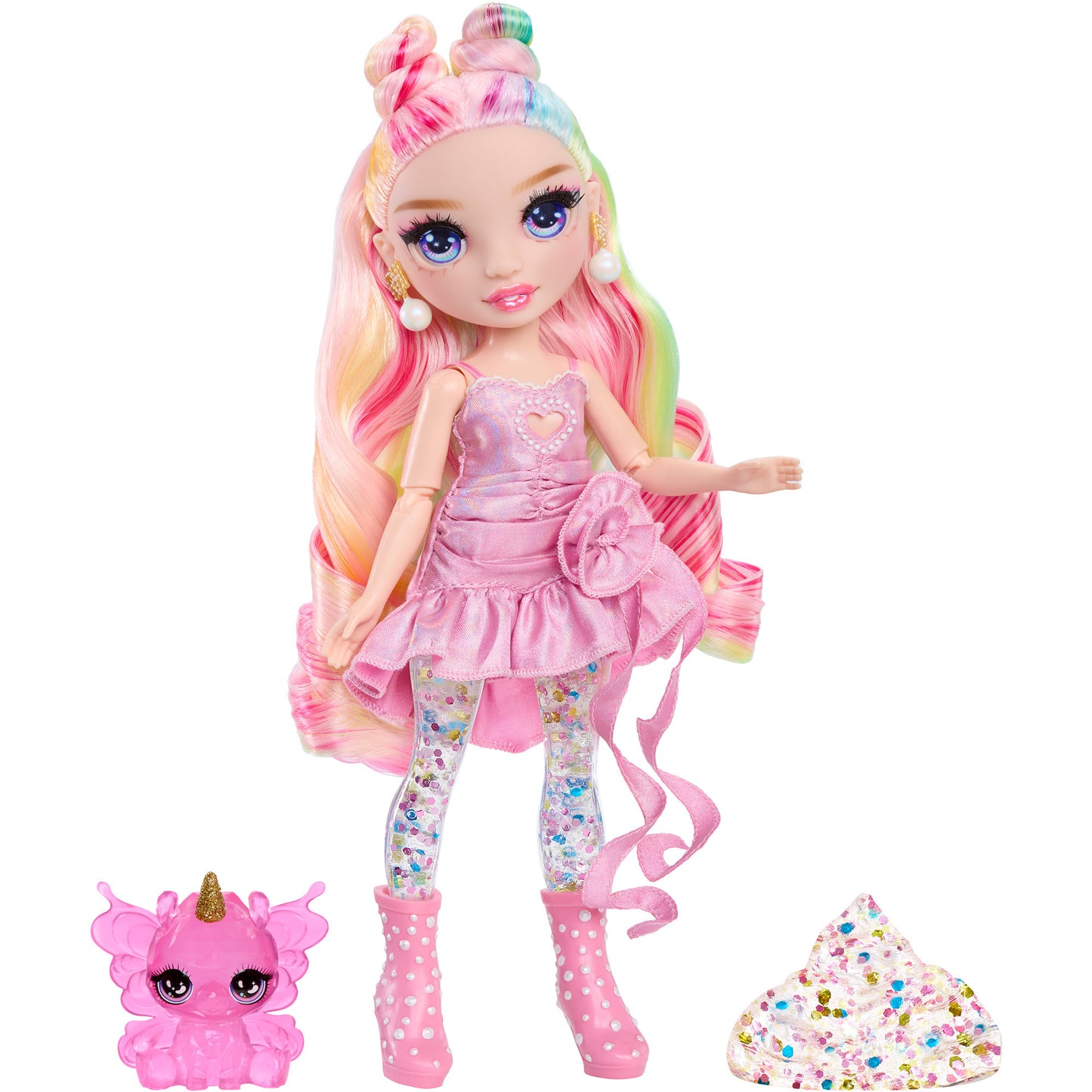 Boneca MGA Rainbow High Shimmers with Slime Bella 4+