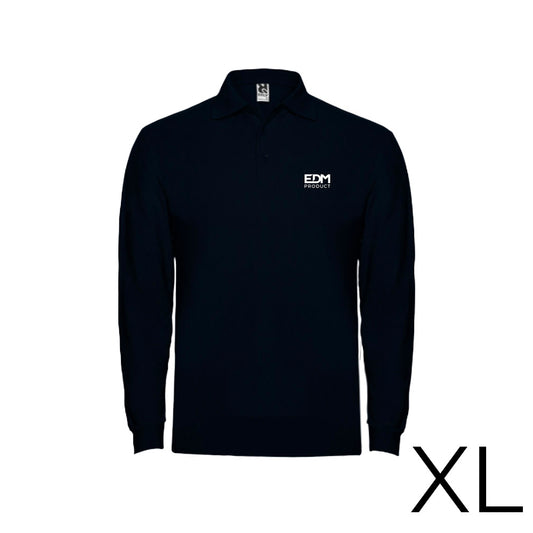 *merchandising* polo manga comprida tamanho-xl 65% poliÃ©ster 35% algodÃ£o edm_0