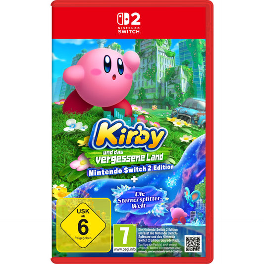 Jogo Nintendo Switch 2 Kirby and the Forgotten Land + The Star Shard World