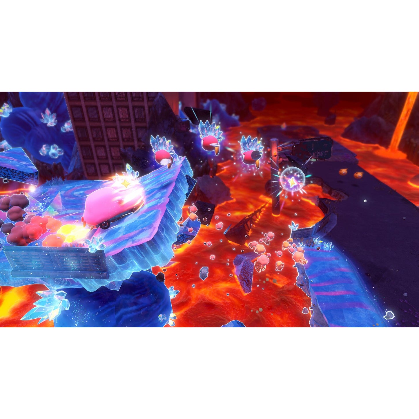 Jogo Nintendo Switch 2 Kirby and the Forgotten Land + The Star Shard World