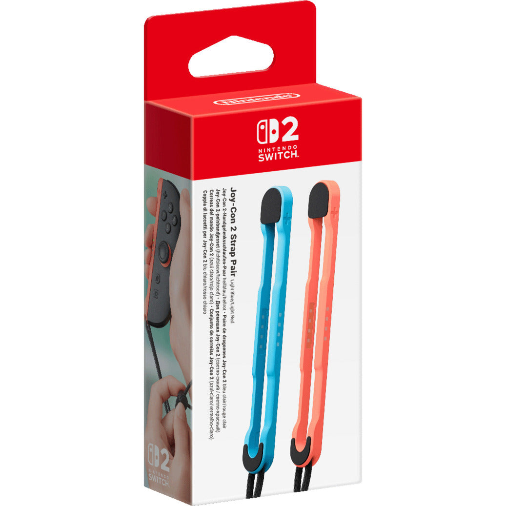 Correias Nintendo Joy-Con 2 Wrist Strap Azul Vermelho