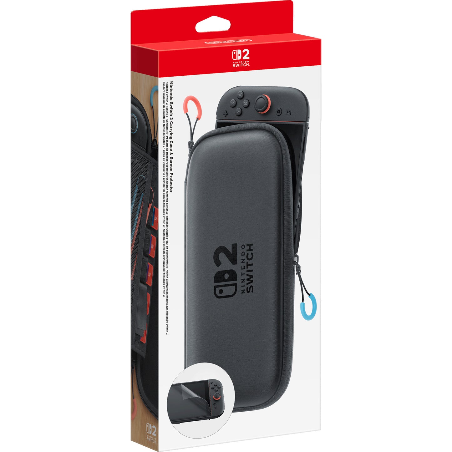 Bolsa Nintendo Switch 2 com Película Protetora Preta