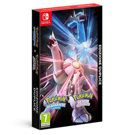 Jogo Pokémon Diamante Lucente + Perla Lucente Double Pack Switch