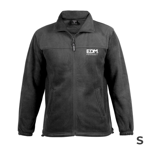 Merchandising casaco polar fleece 280g/mÂ² com ziper edm tamanho-s_0