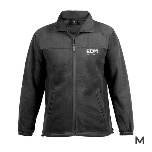 Merchandising casaco polar fleece 280g/mÂ² com ziper edm tamanho-m_0