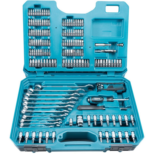 Kit de ferramentas manuais Makita E-10883 com 221 peças