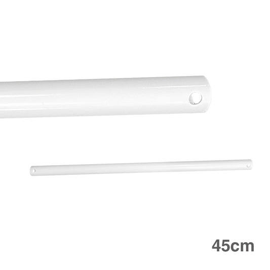 ExtensÃ£o de branco de tubo 45cm para ventoinhas de teto_0