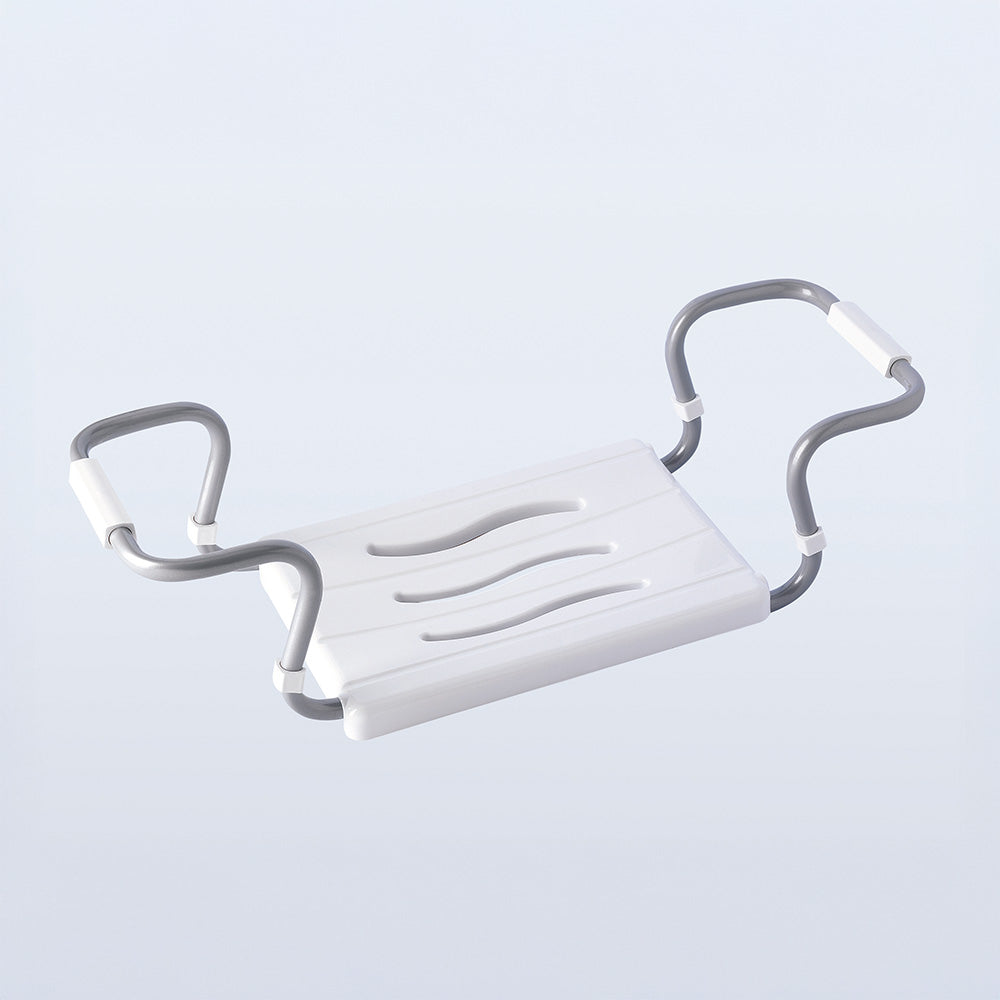 Assento de banho ajustÃ¡vel (mÃ­nimo 55 cm, mÃ¡ximo 70 cm), branco, tamanho 55-70 x 26 x 18,7 cm_0