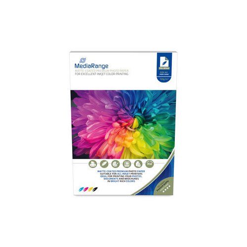 PAPEL FOTOGRAFICO MEDIARANGE MRINK101 A4 MATE_0