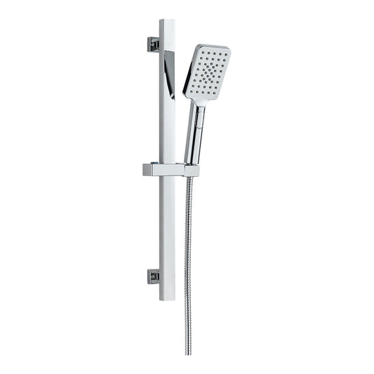 Coluna de duche, tubo flexÃ­vel e telefone de duche sÃ©rie altea edm_0