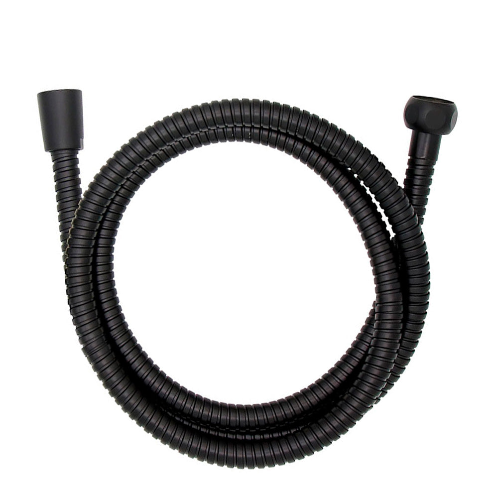 Mangueira de duche de aÃ§o inoxidÃ¡vel 150 cm preta_0