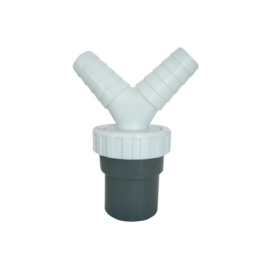 UniÃ£o mixta canos colar com tomada dupla 1"1/2" 40mm mÃ¡quinas de lavar roupa-louÃ§a pvc_0