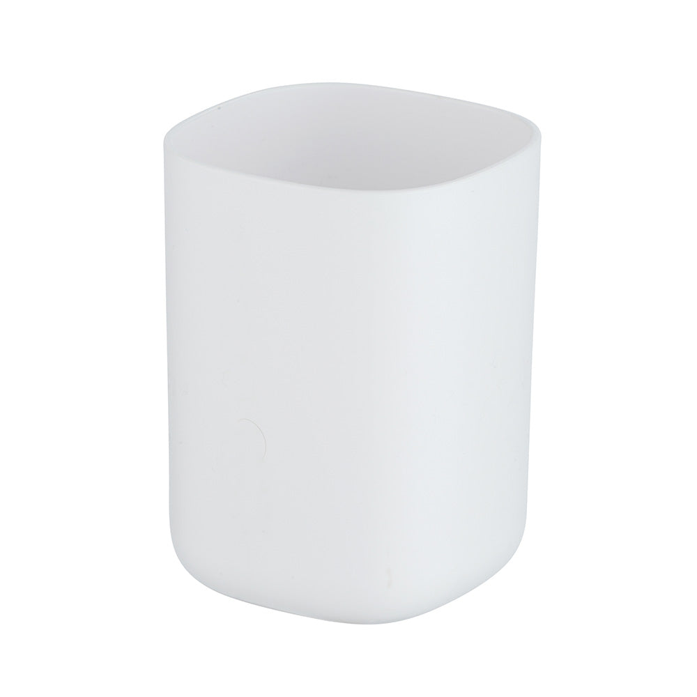 Copo para escovas de dentes davos branco mate 24828100 wenko_0