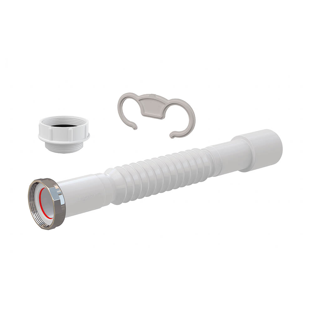 Tubo de ligaÃ§Ã£o flexÃ­vel extensÃ­vel + adaptador 1/4 a 1/2_0