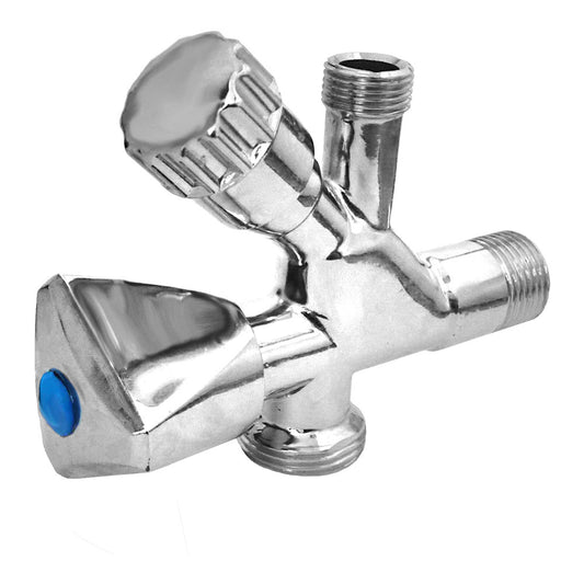 VÃ¡lvula combinada para mÃ¡quina de lavar roupa/lavatÃ³rio Ã¸Â½ x Â¾ x 3/8 pol_0