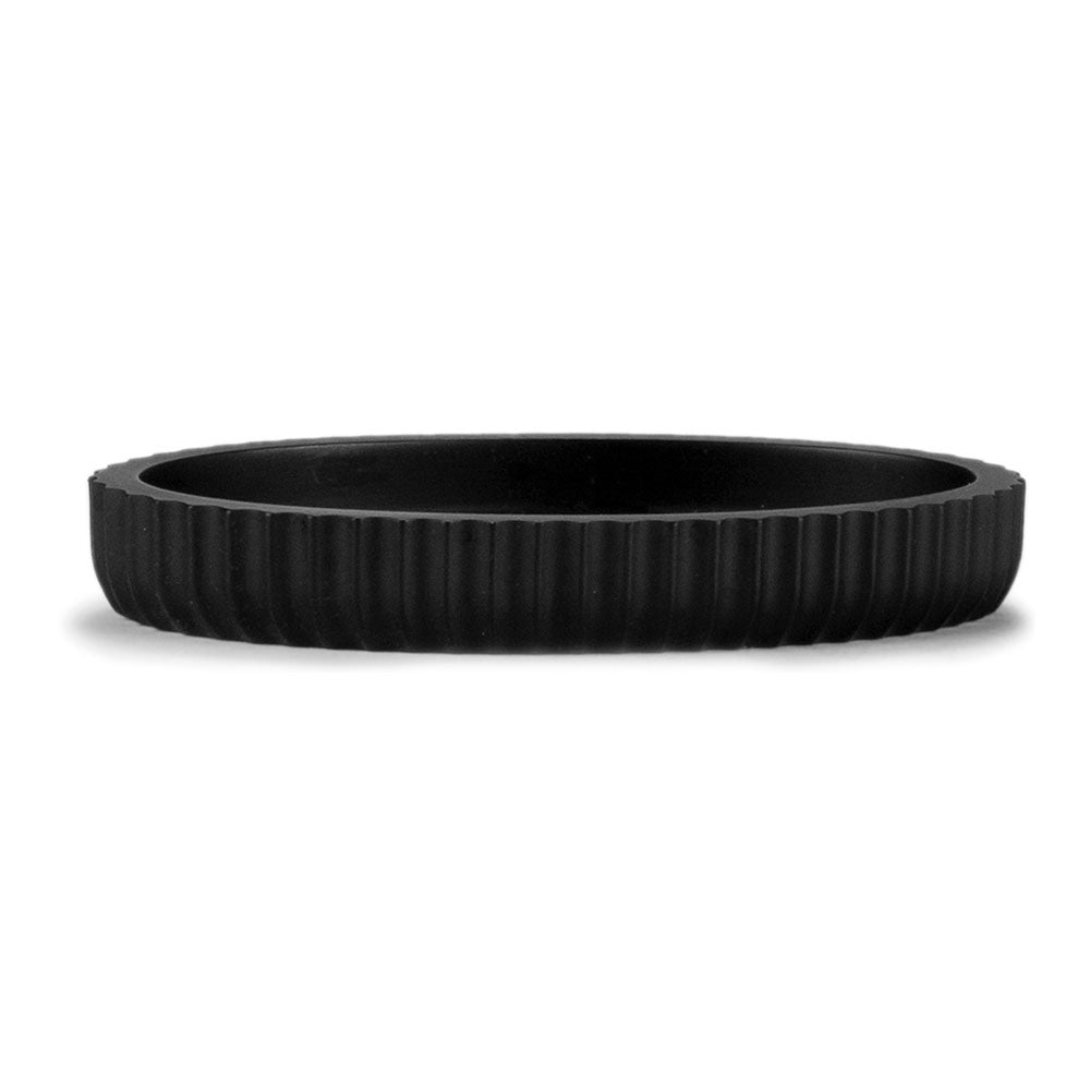 Saboneteira resina preto mate 13,5x9x2cm andrea house_0