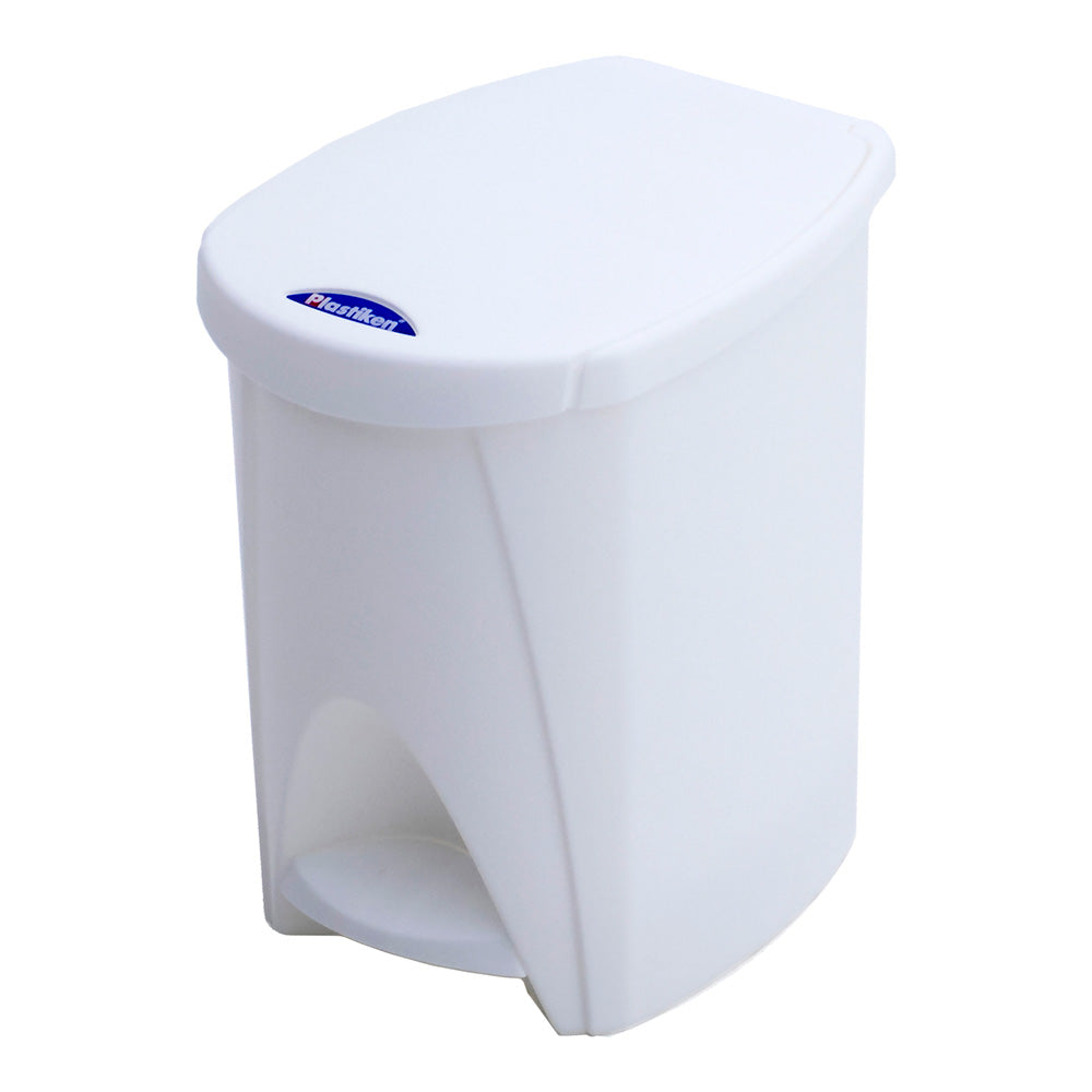 Caixote com pedal de 7l branco 20x26x28cm_0