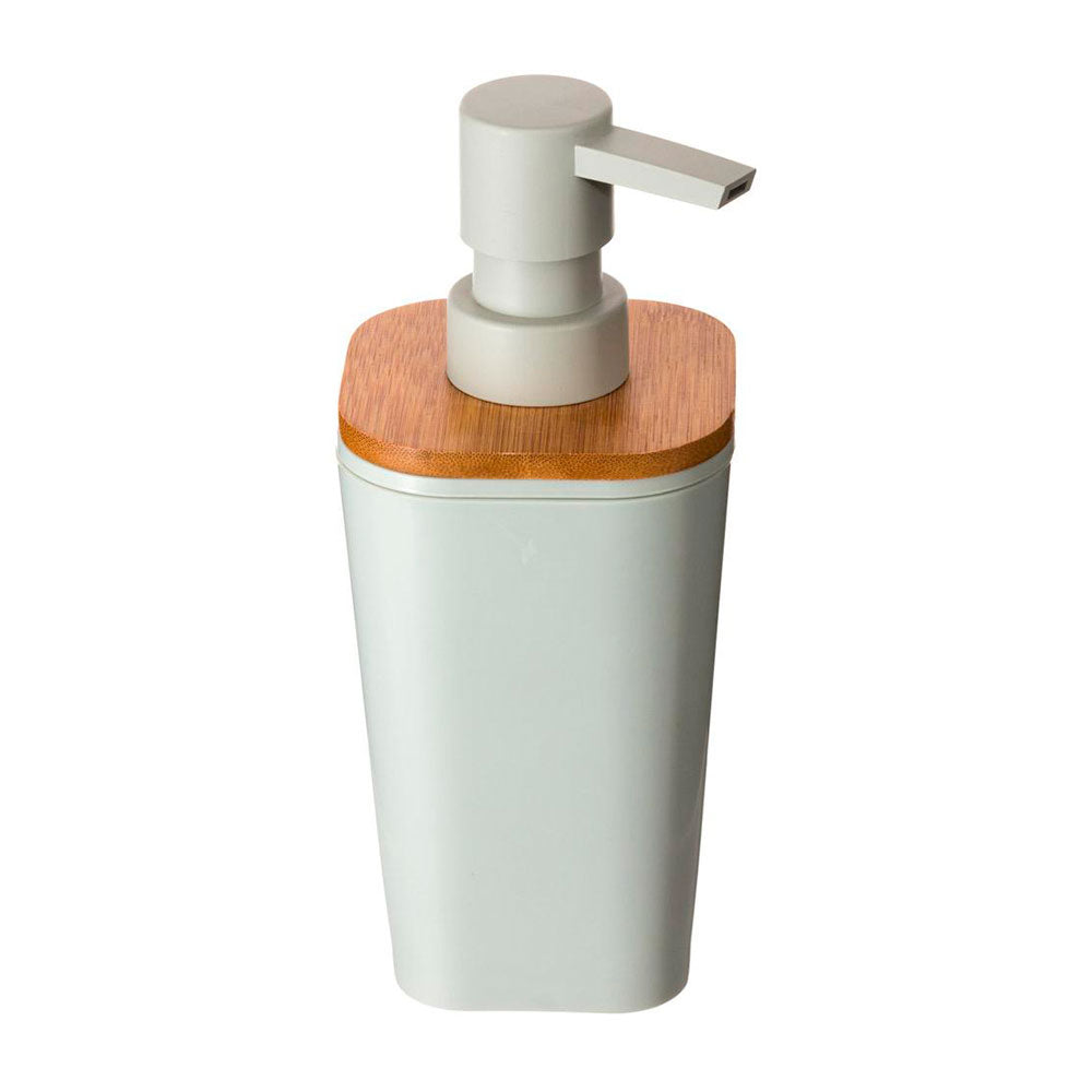 Doseador sabao casa de banho bambu branco coleÃ§Ã£o "natureo"_0