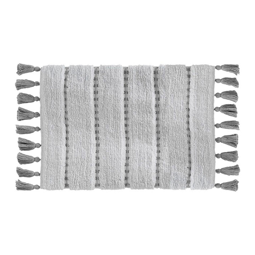 Tapete de banho 'pom pom' cinzento 50x75cm_0