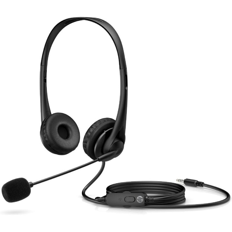 Headset HP Wired 3.5mm Stereo - Preto