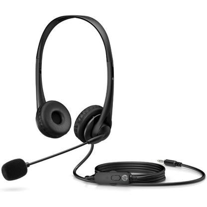 Headset HP Wired 3.5mm Stereo - Preto