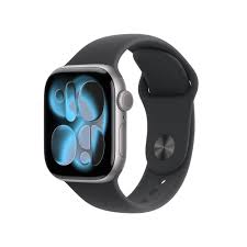 APPLE WATCH SERIES 11 GPS 42MM SPACE GREY ALUMINIUN CASE WITH BLACK SPORT BAND M/L MEQX4WF/A_0