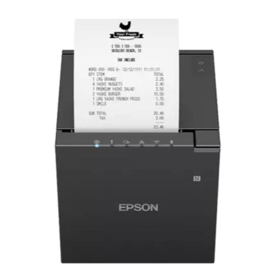 Stampante Epson TM-m30III / Wi-Fi + Bluetooth + Lan + USB / Preto / C31CK50152_0