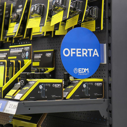 Display promoÃ§Ã£o mÃ³dulo espanhol "oferta" edm Ã¸20cm, contÃ©m suporte adesivo 02942_0