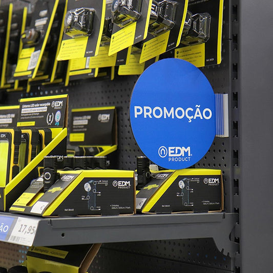 Display promoÃ§Ã£o mÃ³dulo portuguÃªs "promoÃ§ao" edm Ã¸20cm, contÃ©m suporte adesivo 02942_0