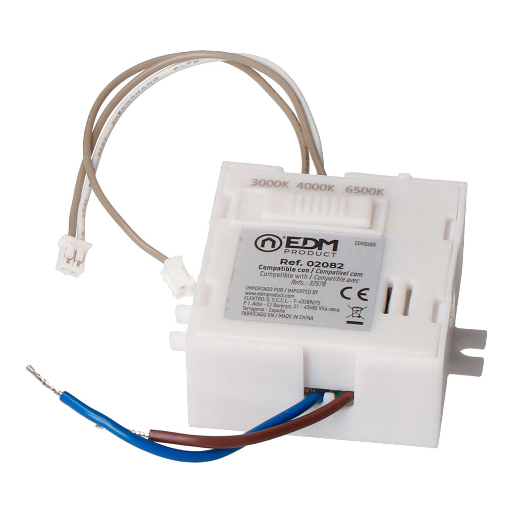 Sobresselente transformador aplique quadrado 3cct 18 w 32578_0